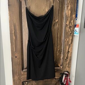Nicole Miller Strapless Black Dress